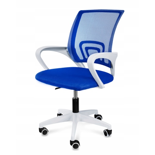 Krzesło biurowe profilowane SMART niebieskie