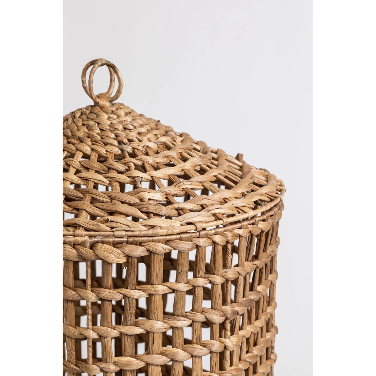 Komplet 2 koszy z hiacyntu wodnego Daire