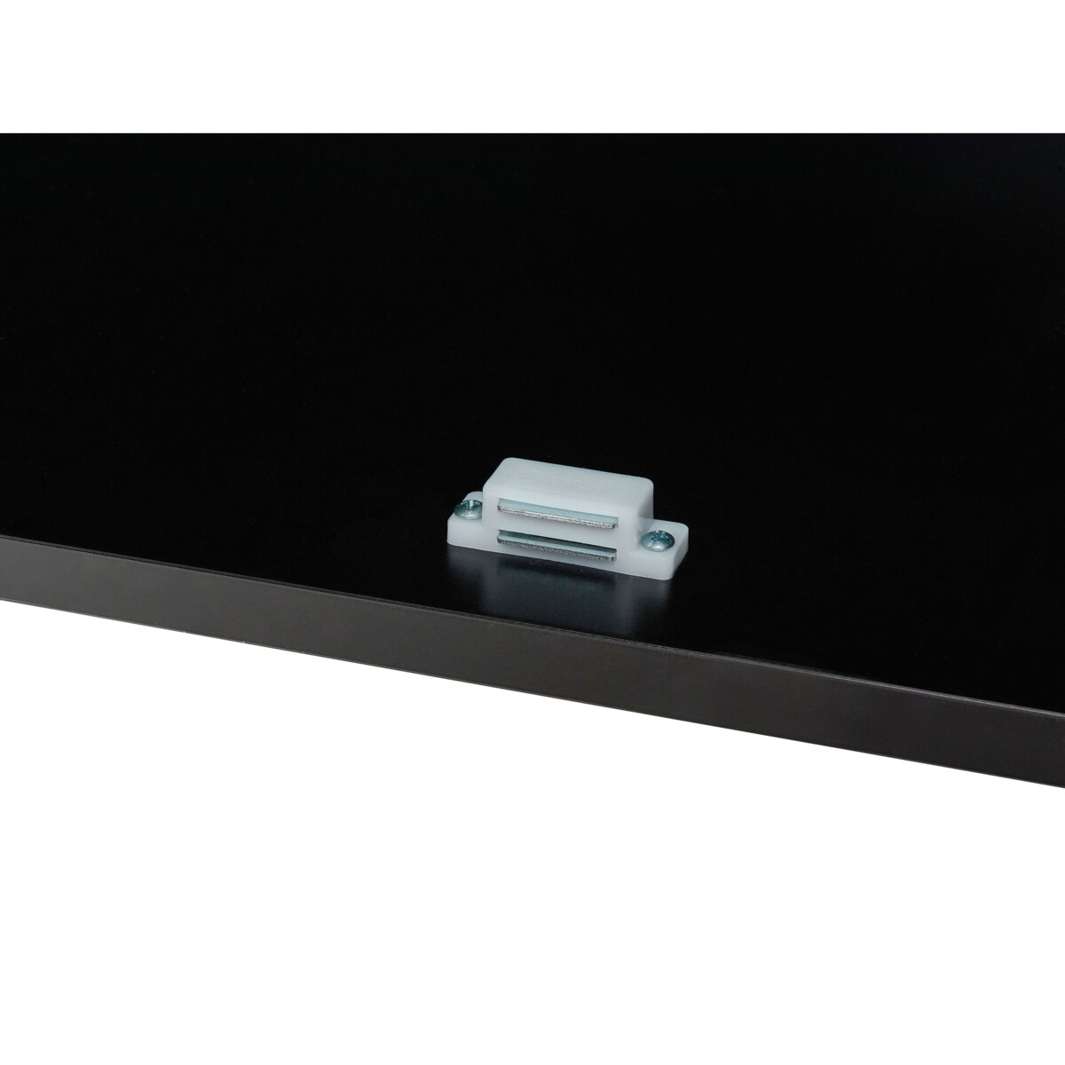 Szafka dwudrzwiowa jasne drewno z czarnym ALASKA