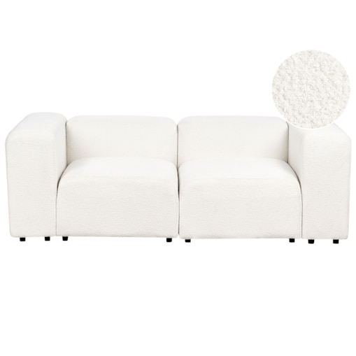 Sofa modułowa 2-osobowa boucle biała FALSTERBO