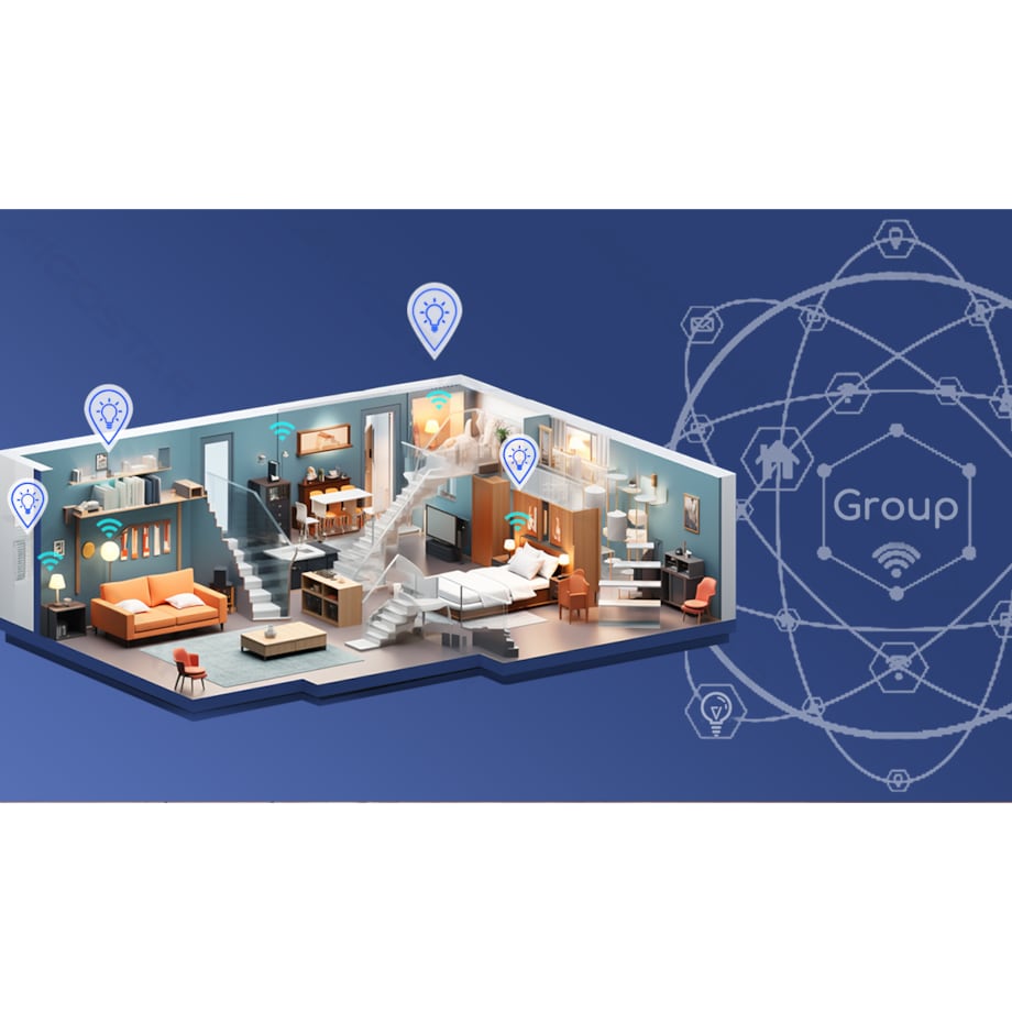 inteligentna żarówka bluetooth mesh g45 4.5w cct