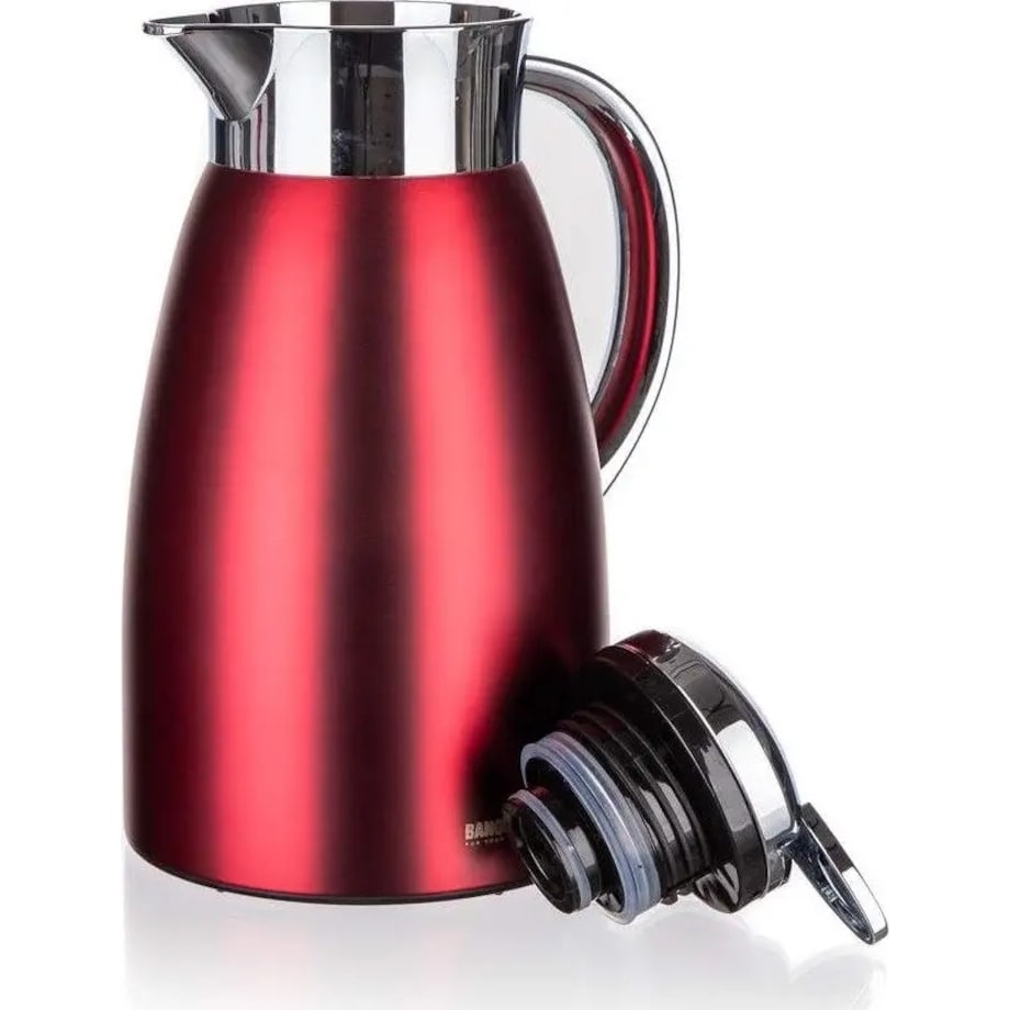 Termos na napoje Banquet 1,5L czerwony turystyczny piknik wycieczka rączką