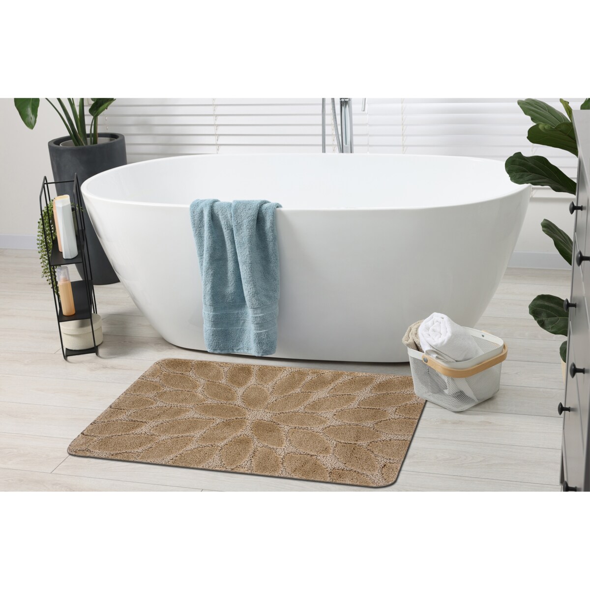 Dywan łazienkowy SUPREME STONES kamienie, 60x100 cm