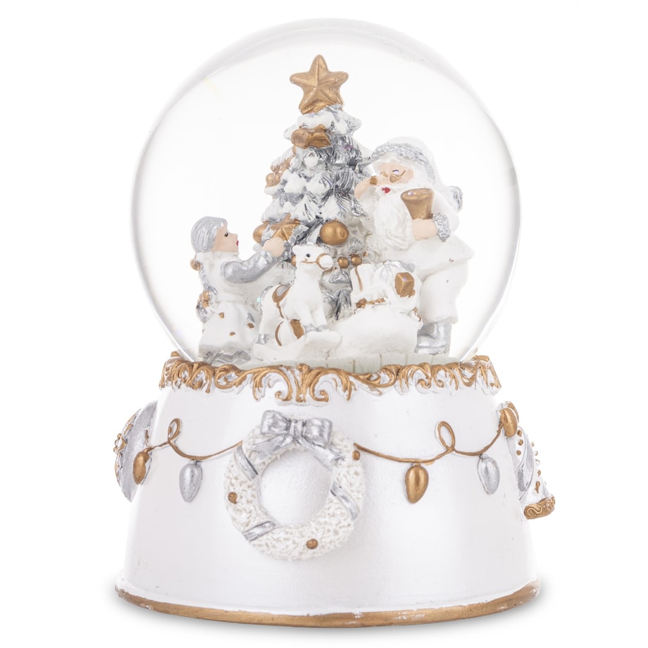 Szklana kula z pozytywką 15x10,5 cm