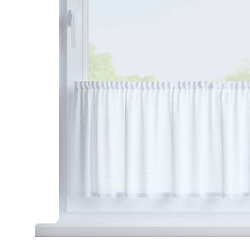 Zazdrostka prosta na metry 60x0 prześwitujący biały