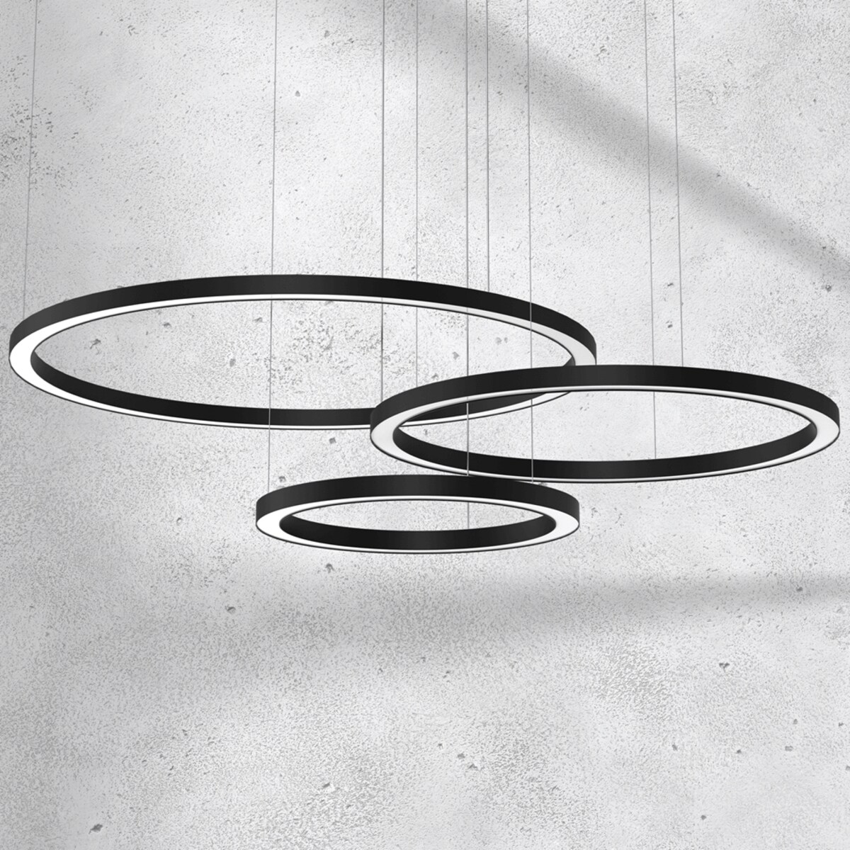 Wisząca lampa Galaxia ML8789 LED 85W do jadalni czarna