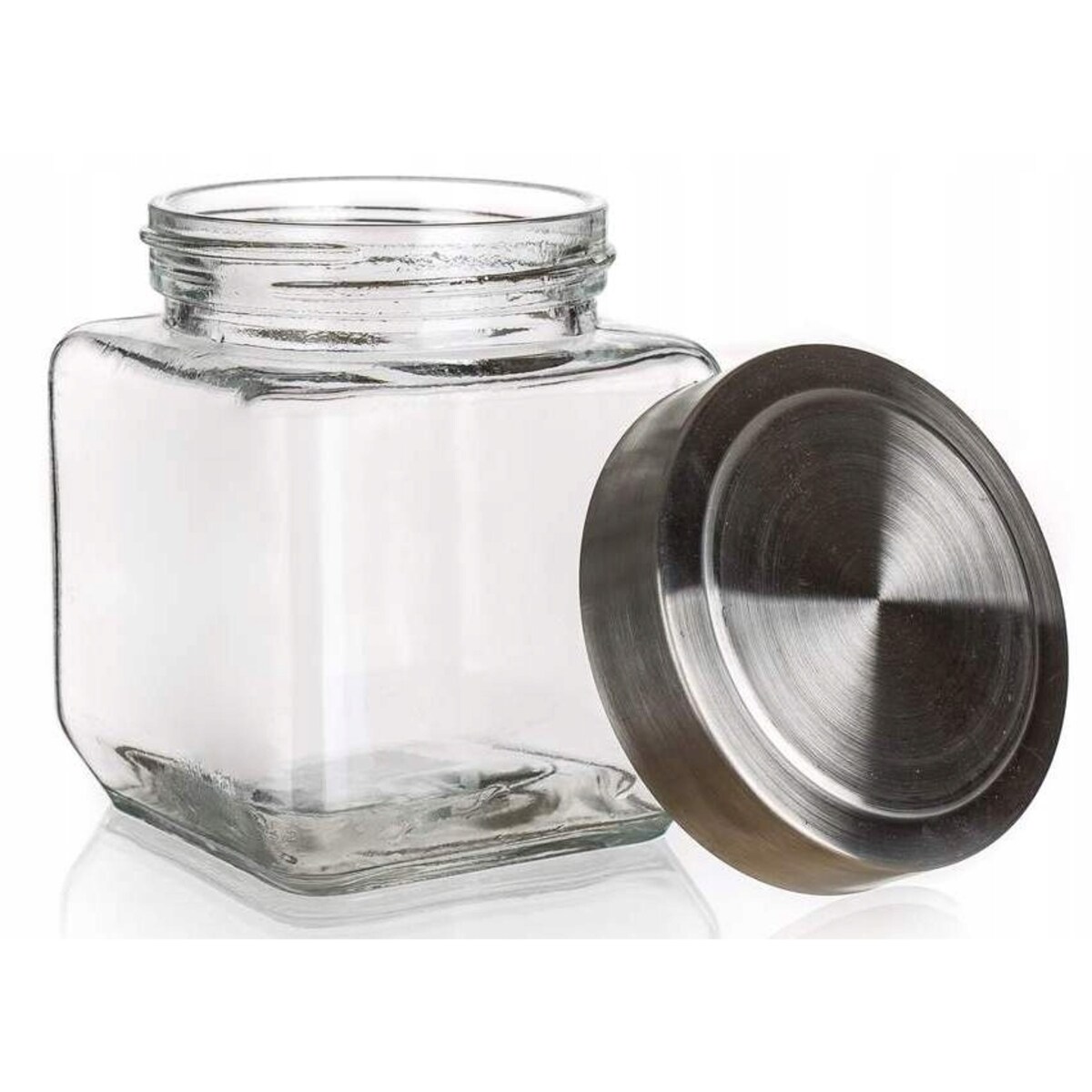 6x POJEMNIK SZKLANY SŁOIK NA przyprawy 500 ml do szafki półki kuchni