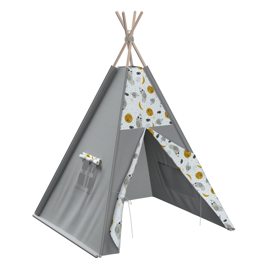 Tipi, biało-szara, 110 x 110 x 155 cm, Magic Collection