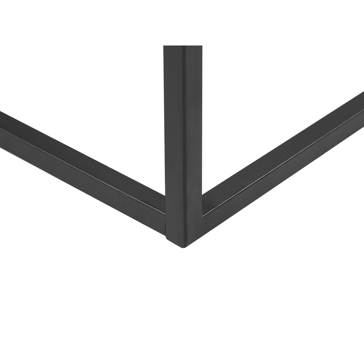 Stolik kawowy efekt marmuru beżowo-czarny DELANO