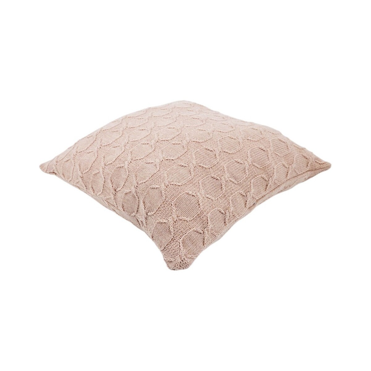 Poszewka na poduszkę z wełną z Alpaki 45x45 cm MODENA PUDROWY RÓŻ
