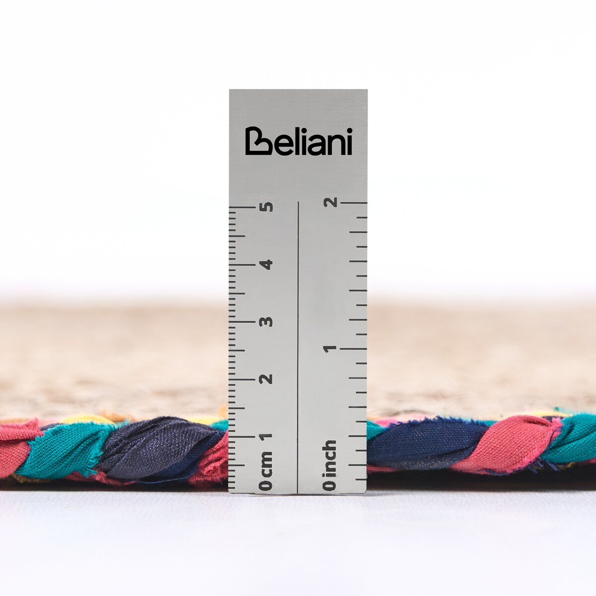 Dywan SATARA Kolorowy ø 120 cm Juta