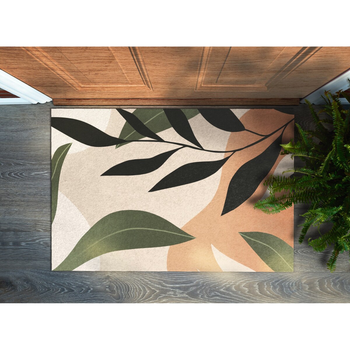 Wycieraczka do wnętrz Tropikalna abstrakcja 60x40 cm