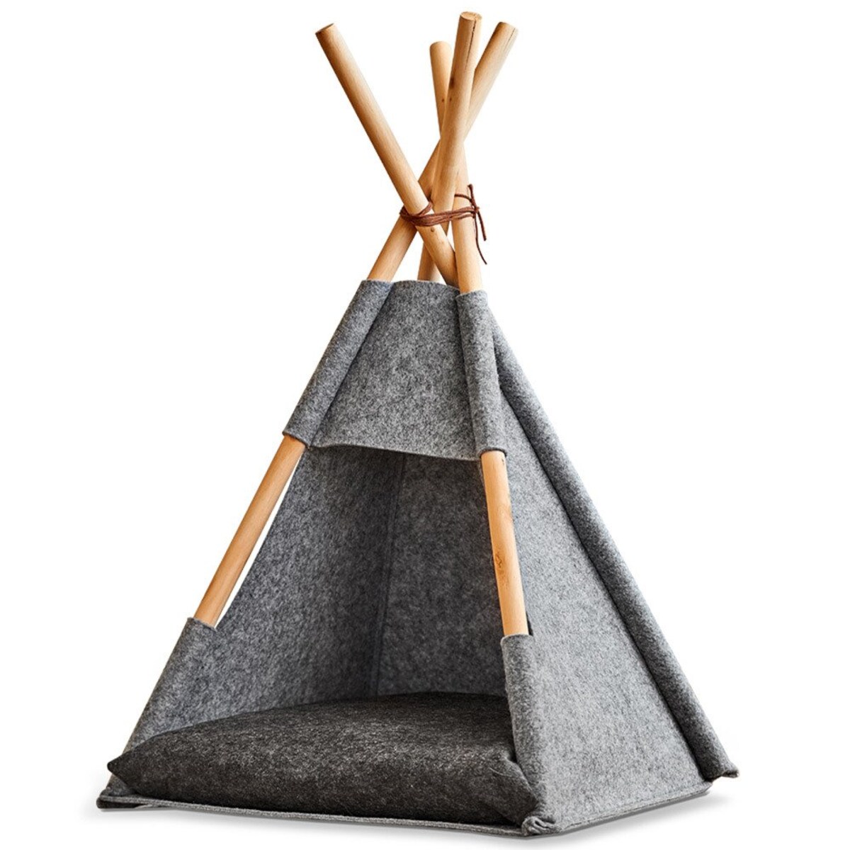 Namiot dla kota Tipi, filcowy, legowisko 44x42x45/65 cm, ZELLER