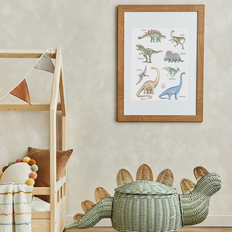 Plakat dla dzieci Dinozaury 30x40