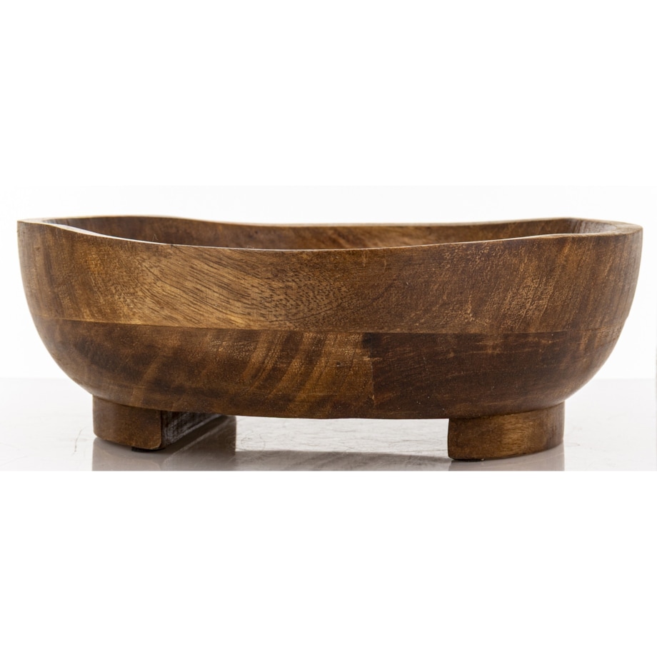 Misa dekoracyjna drewniana 9x25x25 cm DEKOR-5 na nóżkach