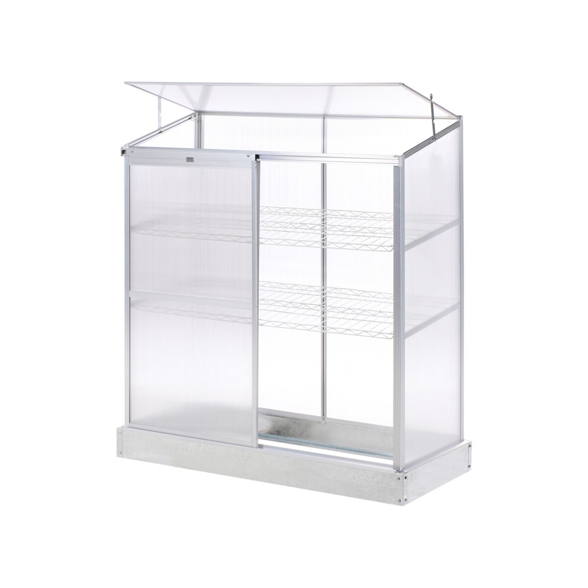 Szklarnia balkonowa LECCE Srebrny 59 cm