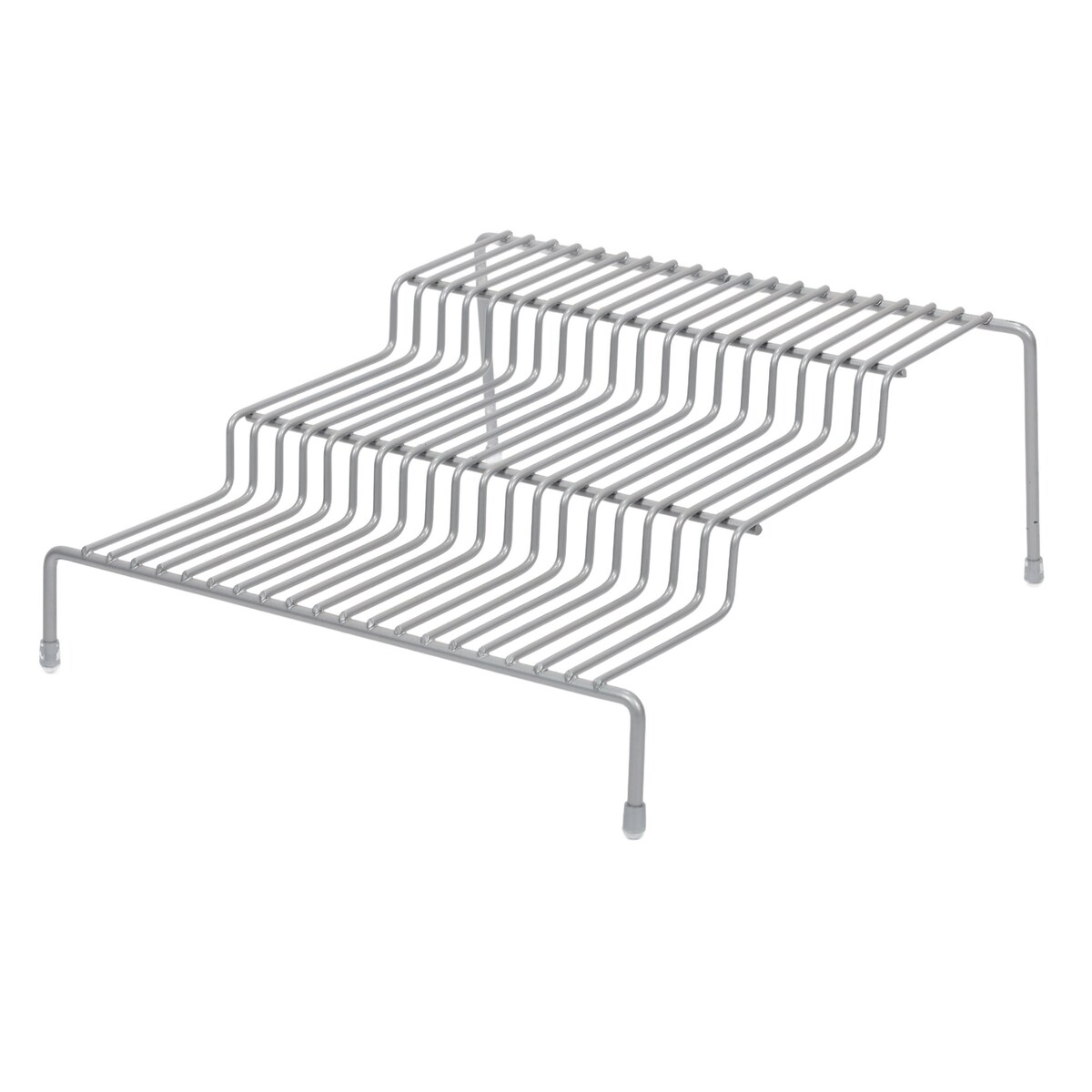 Półka na blat kuchenny, metalowa, 3 poziomy, 26 x 25 x 11,5 cm