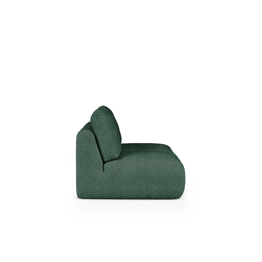 Mirel Sofa 2 osobowa bez podłokietników zielona