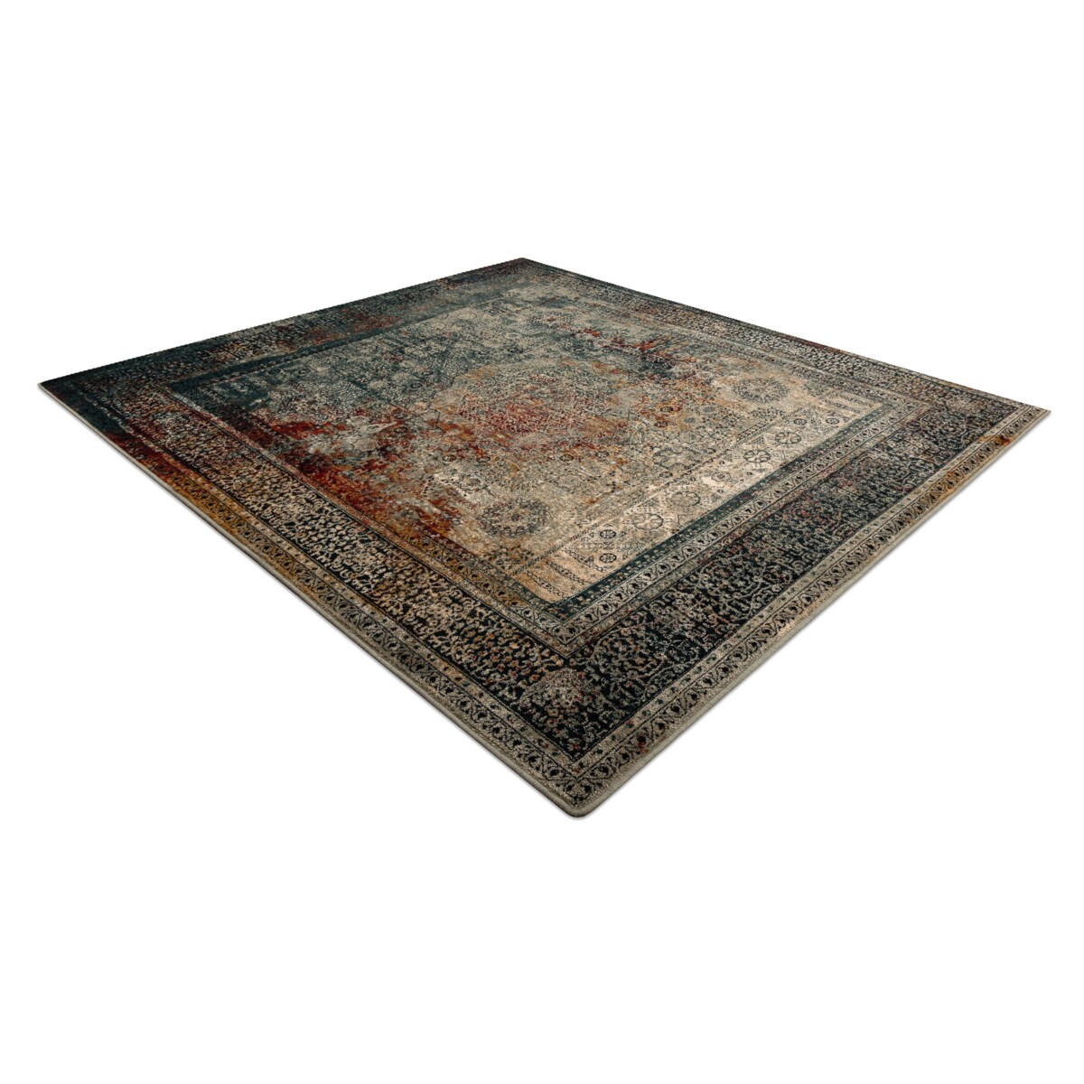 Dywan wełniany OMEGA MAMLUK Kwadrat - Rozeta 200x200 cm