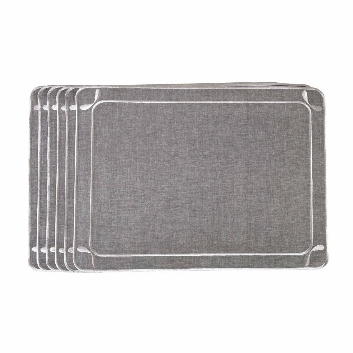 Haftowane podkładki Dragonfly - 6 sztuk