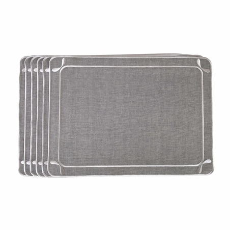 Haftowane podkładki Dragonfly - 6 sztuk