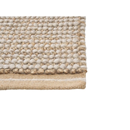 Dywan wełniany 80 x 150 cm beżowy BANOO