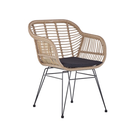 Zestaw mebli balkonowych z technorattanu naturaly TROPEA II