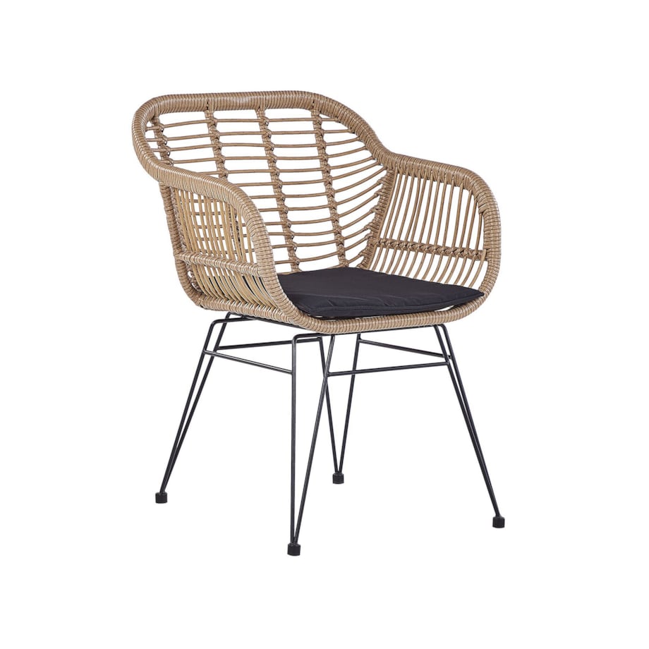 Zestaw mebli balkonowych z technorattanu naturaly TROPEA II