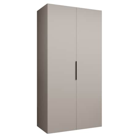 Szafa uchylna otwierana MARBELLA 1 100 wys. 202 cm Kaszmir + u. Czarny