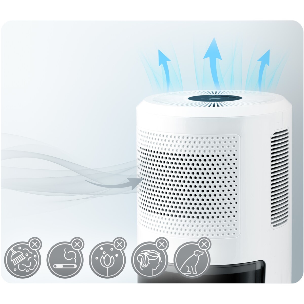 Osuszacz powietrza pochłaniacz wilgoci 60W timer led 353000 Berdsen