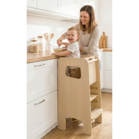 KITCHEN HELPER Super Safe Montessori Zabudowa Pomocnik Kuchenny Dla Dzieci