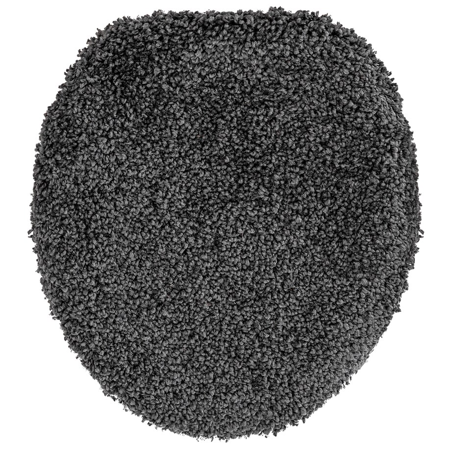 vidaXL 3-częściowy zestaw mat łazienkowych ciemnoszary polipropylen antypoślizgowy