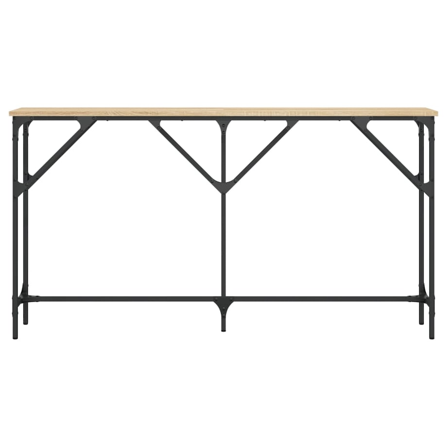 vidaXL Stolik konsolowy, dąb sonoma, 140x23x75 cm