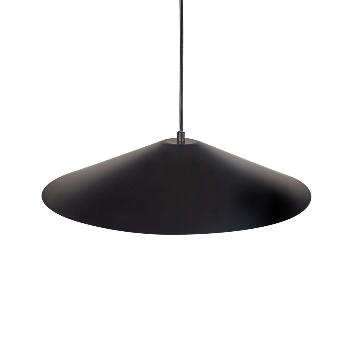 Lampa podłogowa metalowa czarna COMALIE