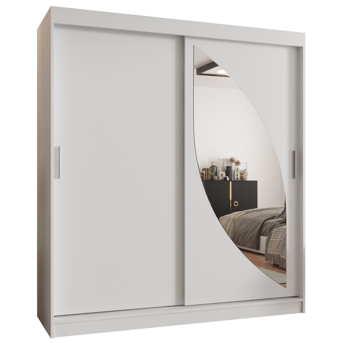 Szafa przesuwna MILO 180 biały