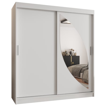 Szafa przesuwna MILO 180 biały