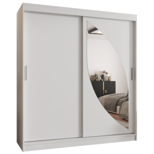 Szafa przesuwna MILO 180 biały