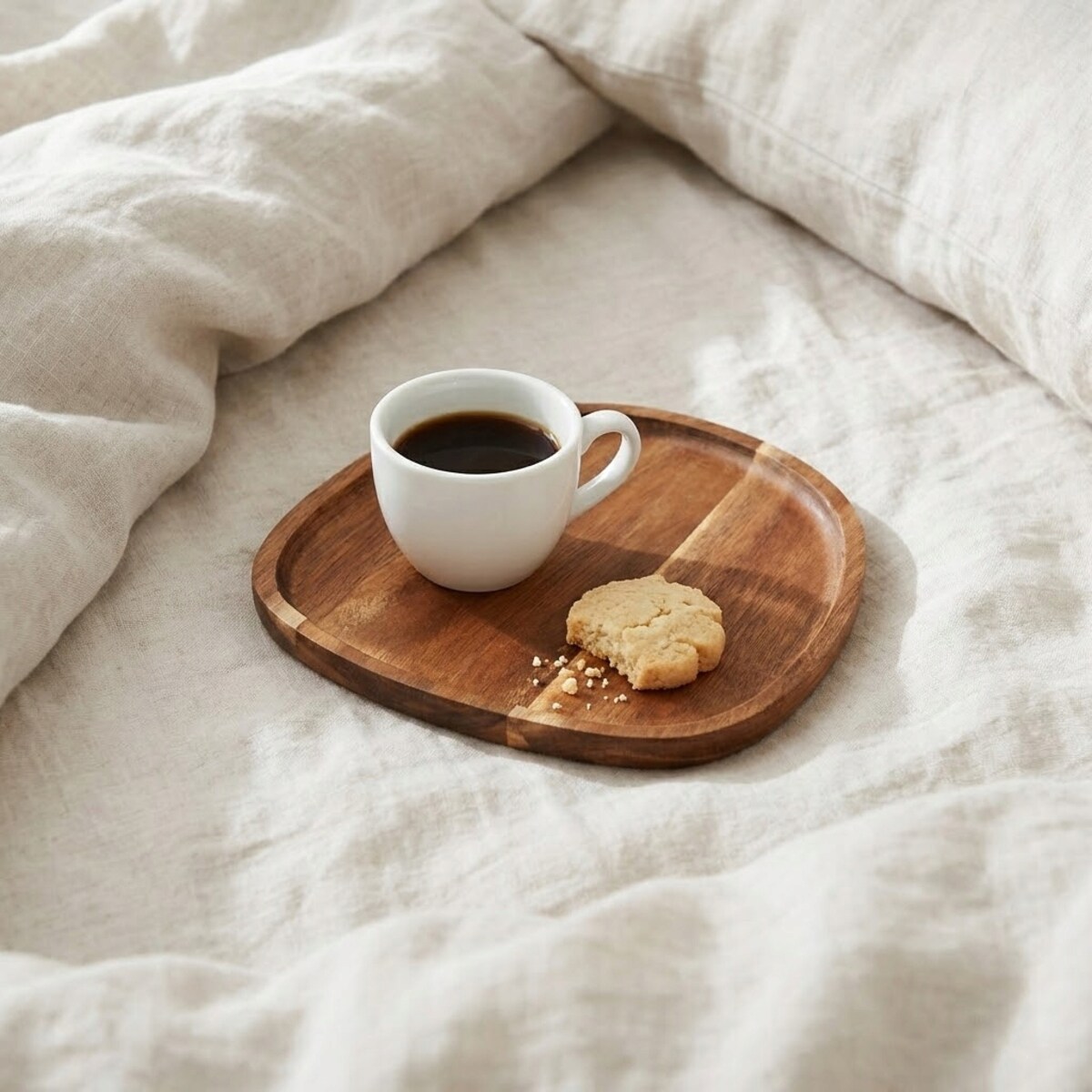 TACA KUCHENNA DREWNIANA NA NACZYNIA KLUCZE BOHO TACKA DO SALONU DOMU 20cm