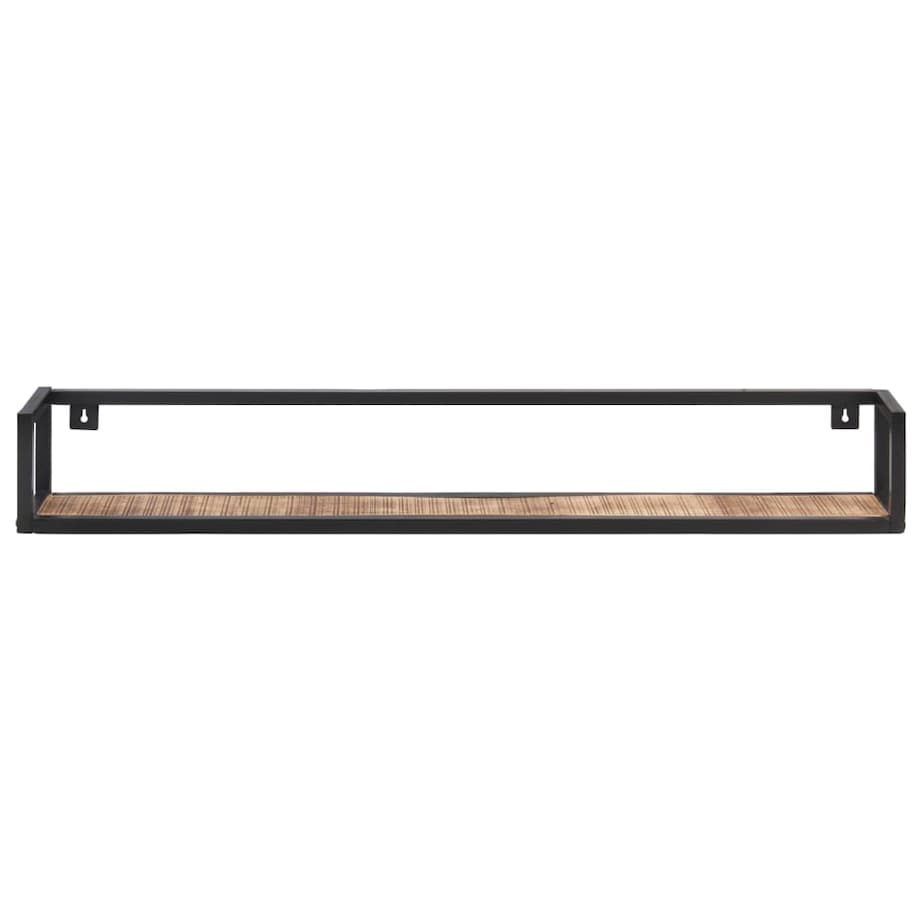 vidaXL Półki ścienne, 2 szt., 120 cm, surowe drewno mango