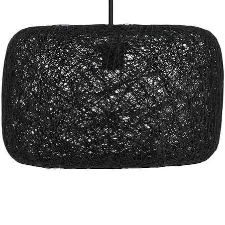 KONSIMO BRASSI Lampa wisząca kolor czarny