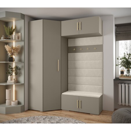 Garderoba do przedpokoju INOVA 3 Z21 kaszmir+złoty+manila02
