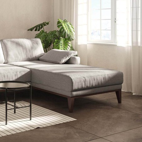 Sofa narożna Musso - jasnoszara