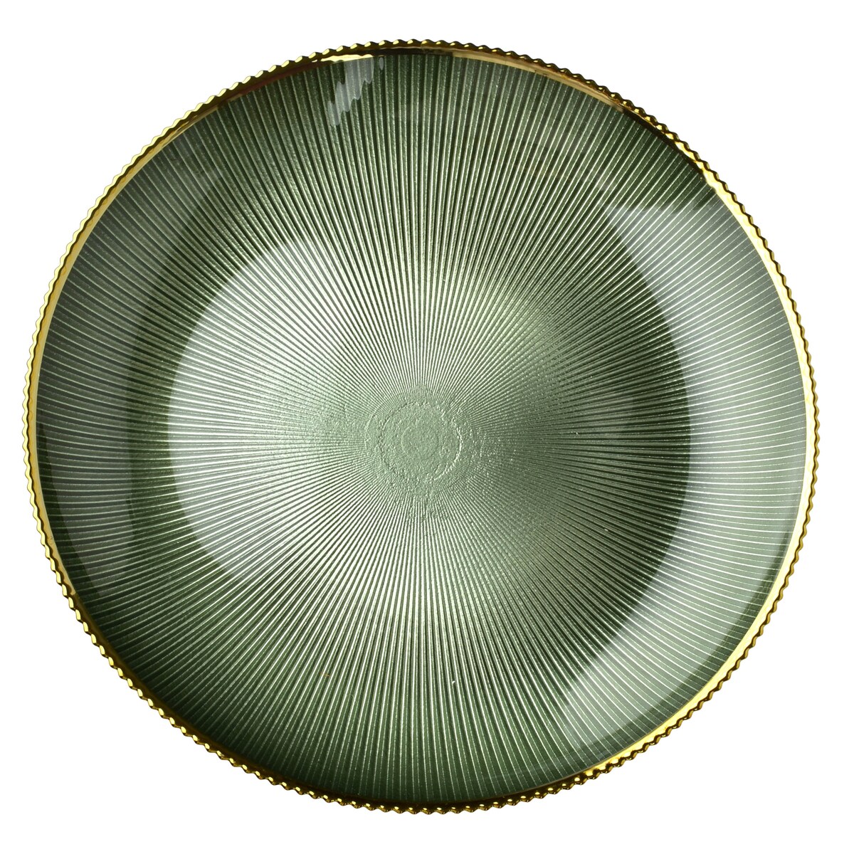 Talerz dekoracyjny szklany 31 cm GREENIE