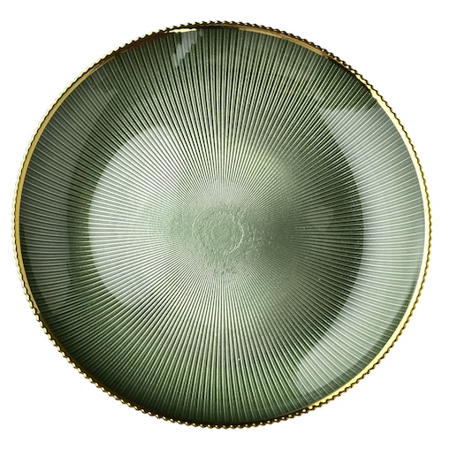 Talerz dekoracyjny szklany 31 cm GREENIE