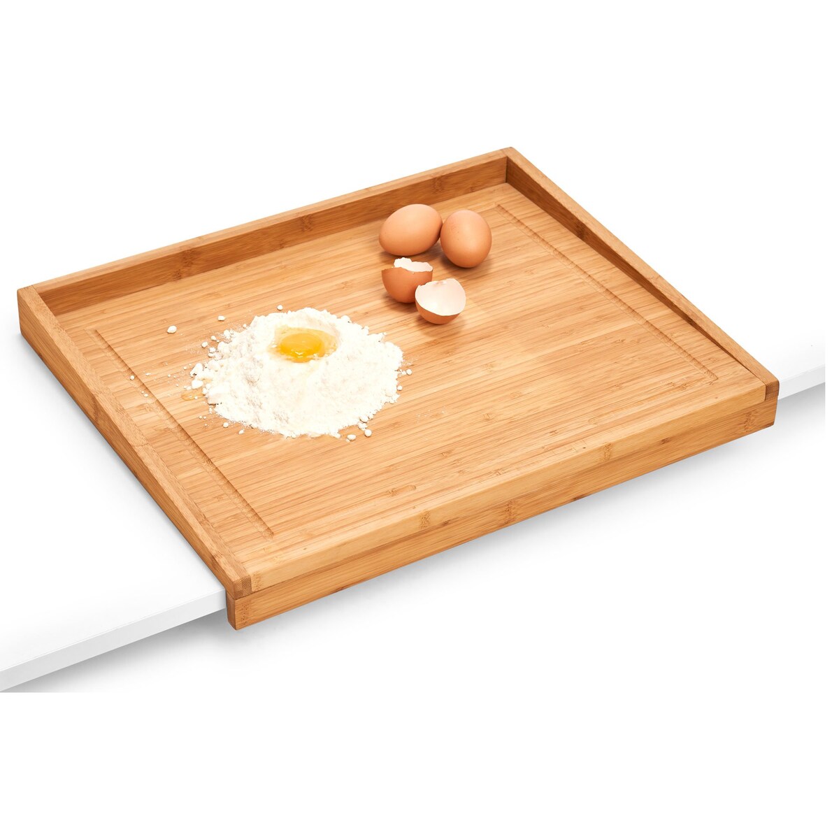 Bambusowa stolnica, deska do krojenia - 2 w 1, ZELLER