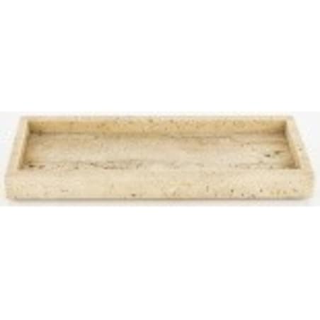 Taca dekoracyjna z trawertynu 30x13x3 cm VANTIERA small