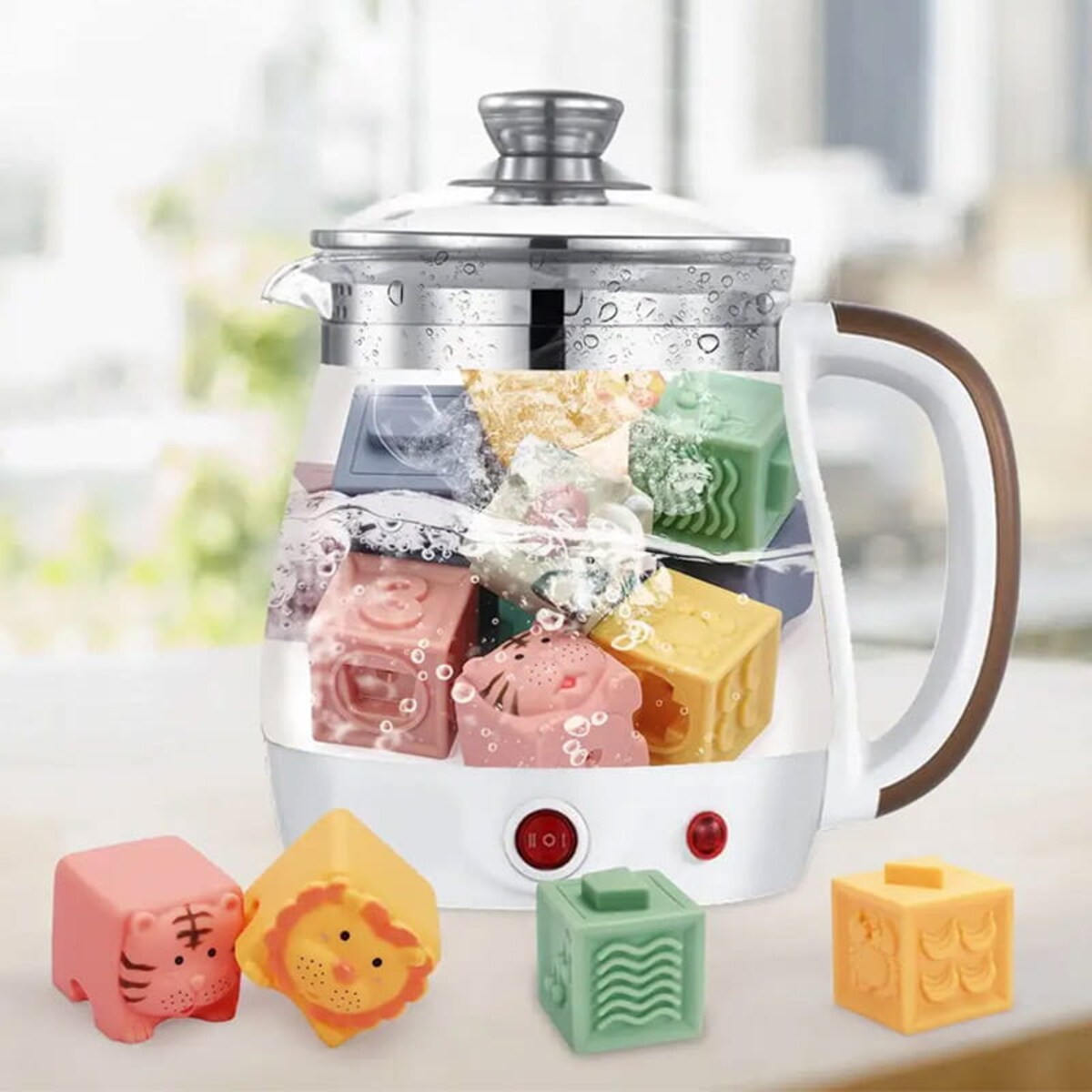 Cyferki - miękkie klocki sensoryczne 6 szt