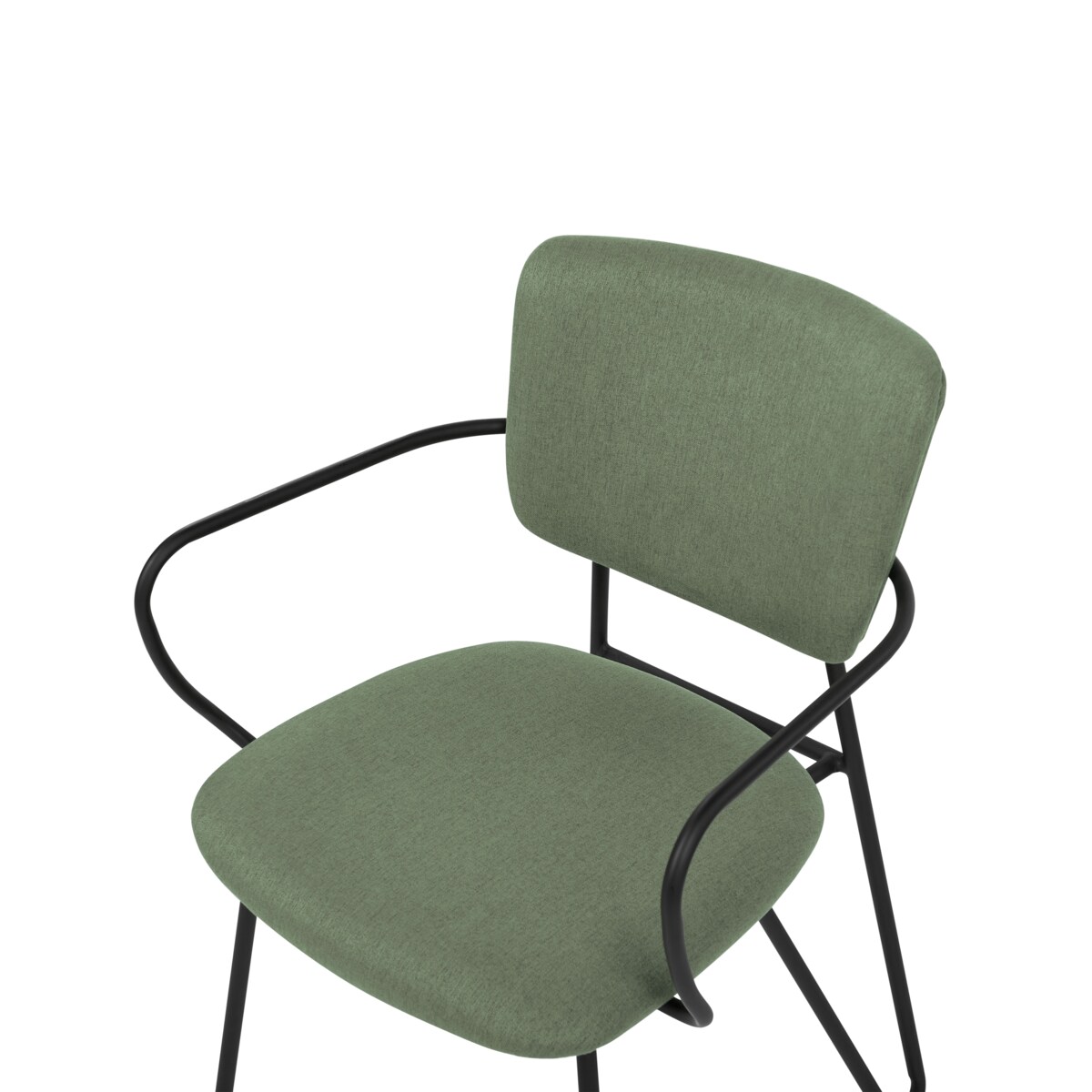 2 krzesła do jadalni ciemnozielone ELKO