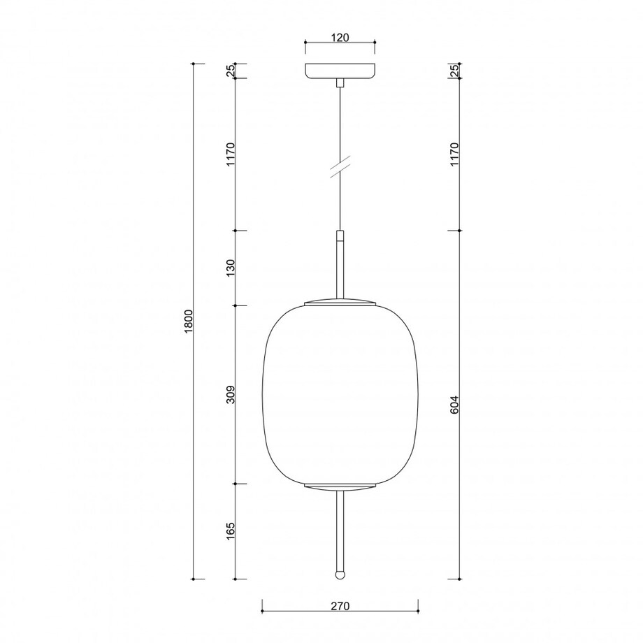 EPLI B sufitowa lampa wisząca