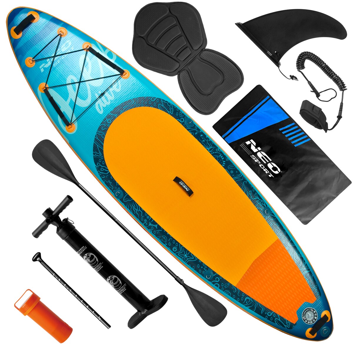 Deska SUP do pływania pompowana Paddle Aquasurf Neo-Sport 320cm ZESTAW